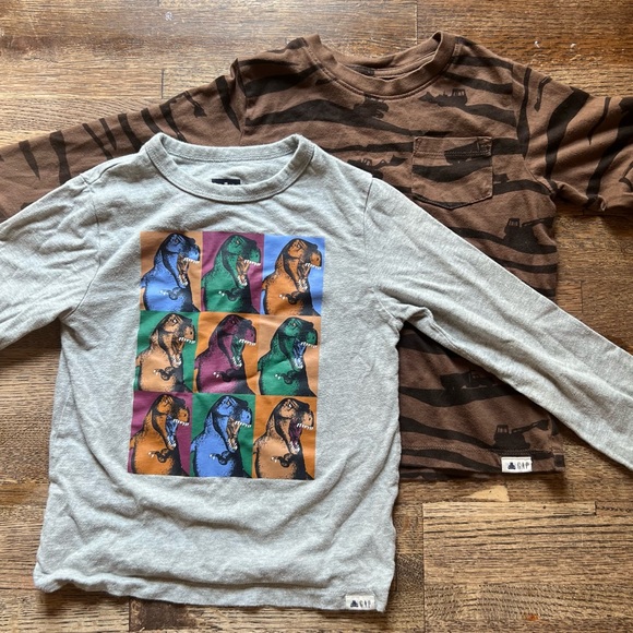 GAP Kids - Playtime Favorites Long Sleeve T-shirts (2) - Picture 1 of 6